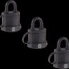 Y222B/35/122/3 Padlock, laminated steel, 40 mm, 3 pieces