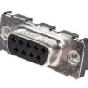 Złącze D-Sub 9-pinowe Żeński Proste Montaż wtykowy raster 2.74mm