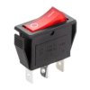 RS101L230R-KCD; przełącznik klawiszowy OFF-ON 32x13mm, podświetlenie czerwone 230V; KCD3