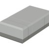 PS enclosure, (L x W x H) 150 x 82 x 45 mm, light gray/agate gray (RAL 7035), IP40, 32154502