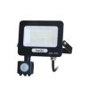 Naświetlacz LED projektor 30W 3000lm 6000K IP65 PIR czujnik ruchu 120D