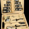 29001 Toolkit, in bamboo case, 24 pieces