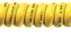 PUR spiral cord ÖLFLEX SPIRAL 540 P 7 G 1.5 mm², AWG 16, unshielded, yellow, 73220157