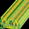 3211780 PE terminal block, PT 4-Twin green-yellow