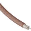 Kabel koncentryczny, RG179, FEP, Brązowy Bez zakończenia Bez zakończenia, RS PRO Bez zakończenia