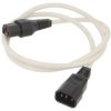 SCHAFFNER-820076 Kabel IEC C13 żeński, IEC C14 męski 1m z blokadą IEC LOCK