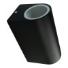 Oprawa ogrodowa 2xGU10 2x35W IP54 czarna kinkiet lampa ścienna TIAGO GTV LD-TIAGOGU10D-20