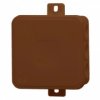 Puszka hermetyczna V6, termoplast 85x85x41 IP54, brązowa - klik, 12 osłabień