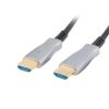 Kabel HDMI M/M V2.0 czarny optyczny AOC LANBERG CA-HDMI-20FB-0100-BK /10m/
