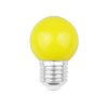 Żarówka LED E27 230V 2W 5Lm żółta kulka 1szt / LxLO8