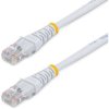 StarTech.com M45PAT15MWH 15m Cat5e White Molded RJ45 UTP Cat 5e Patch Cable - 1