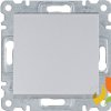 LUMINA Wyłącznik zwierny przycisk srebrny WL0112 HAGER