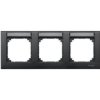 MERTEN M-PLAN Ramka 3 potrójna pozioma z polem opisowym antracytowy MTN472314 SCHNEIDER ELECTRIC