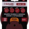 Papier ścierny krążki na rzep z otworami 125mm P220 zestaw 5szt Schmith