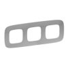 VALENA ALLURE Ramka 3 potrójna aluminium 754393 LEGRAND
