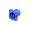 Neutrik NAC3MPXXA powerCON Connector 20A 2+PE Pins Vertical Mount Blue