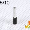 Końcówka kablowa 1,5/10 mm2 tulejka izolowana miedziana czarna 100szt. DI 1,5-10 CZ GPH