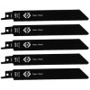 CK Tools T0823 Reciprocating Saw Blades x 5, 24 tpi