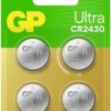 Ogniwo guzikowe CR 2430 GP Ultra 3 V 4 szt. 275 mAh litowe