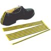 Disposable shoe earthing strip, yellow/black, C-199 2151, package with 100 pieces