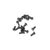 Zestaw 10 śrub i nakrętek M2 o długości 10mm / 009705