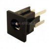 Gniazdo DC 2.1/ 5.5mm; montażowe plastik; zatrzask