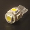 Żarówka LEDOWA 12V R10/T10/W5W biała 5 diod 194-5050 SMD