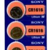 5 x bateria litowa mini Sony CR1616