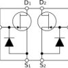 30V N-channel JFET matched-pair transistor with self-biased gates for electret condenser microphones