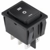 Przełącznik 3poz.chwilowy 2-tor (On)-OFF-(ON)kołysk.RS-223-4C