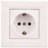 Asfora Gniazdo pojedyncze z/u SCHUKO białe EPH2900121