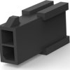 Plug housing, 2 pole, pitch 3 mm, straight, black, 794616-2