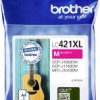 Brother atrament LC-421XLM tusz oryginalny Magenta LC421XLM