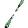 Kabel do czujników/elementów wykonawczych Phoenix Contact SAC-4P-M12MS/ 3,0-186/M12FS P 1557345, złącze żeńskie M12, pro