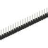 Pin header, 30 pole, pitch 2.54 mm, straight, black, 10053969