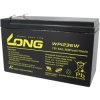 Long WP1236W VRLA Battery 12V 9Ah AGM 151x102x65mm Blade Terminal