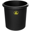 BJZ A-34062 Waste Bin Recycling Bin Black Plastic Durable 2992425