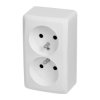 BERG Gniazdo podwójne z uziemieniem n/t 2x2P+Z 16A 3743-00