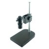 Microscope stand with 0.12-1.8x lens