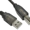 Kabel USB Złącze A USB A Złącze B USB B dł. 10m Kabel wzmacniający i przedłużający USB USB 2.0 kolor: Czarny