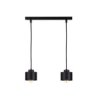 Lampa Nowoczesa Wisząca 2Xe27 Simply Black