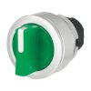 EAO 46-2W28.4CH0.001 Selector switch illuminated green flush-mount 2-posn Cam A