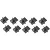 Dust protective cap, black, for RJ45 socket, BS08-01021-10, package with 10 pieces