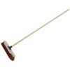 Sealey BM16SC Heavy-Duty Broom with Scraper 16"(405mm) Stiff/Hard Bristle