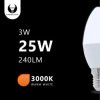 Żarówka LED E14 C37 3W 230V 3000K 240lm Forever Light RTV003433
