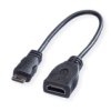 Roline Kabel Do Monitora Hdmi High Speed Met Ethernet, Hdmi Żeński - Mini...