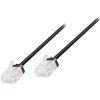 LogiLink CQ3023U RJ45 Patch Cable Cat 6A U/UTP 0.5m Black Slim High-Flex TPE