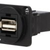 Łącznik Usb A - Usb B 2.0 Ft Metal 19X24mm Cp30209nmb