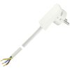EVOline 1512 0015 1300 Plug Mini Fix Cable 1.5m White Extra Small Flat Plug