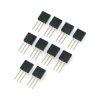 Gniazdo proste 1x3pin raster 2,54mm - pionowe długie - 10szt.